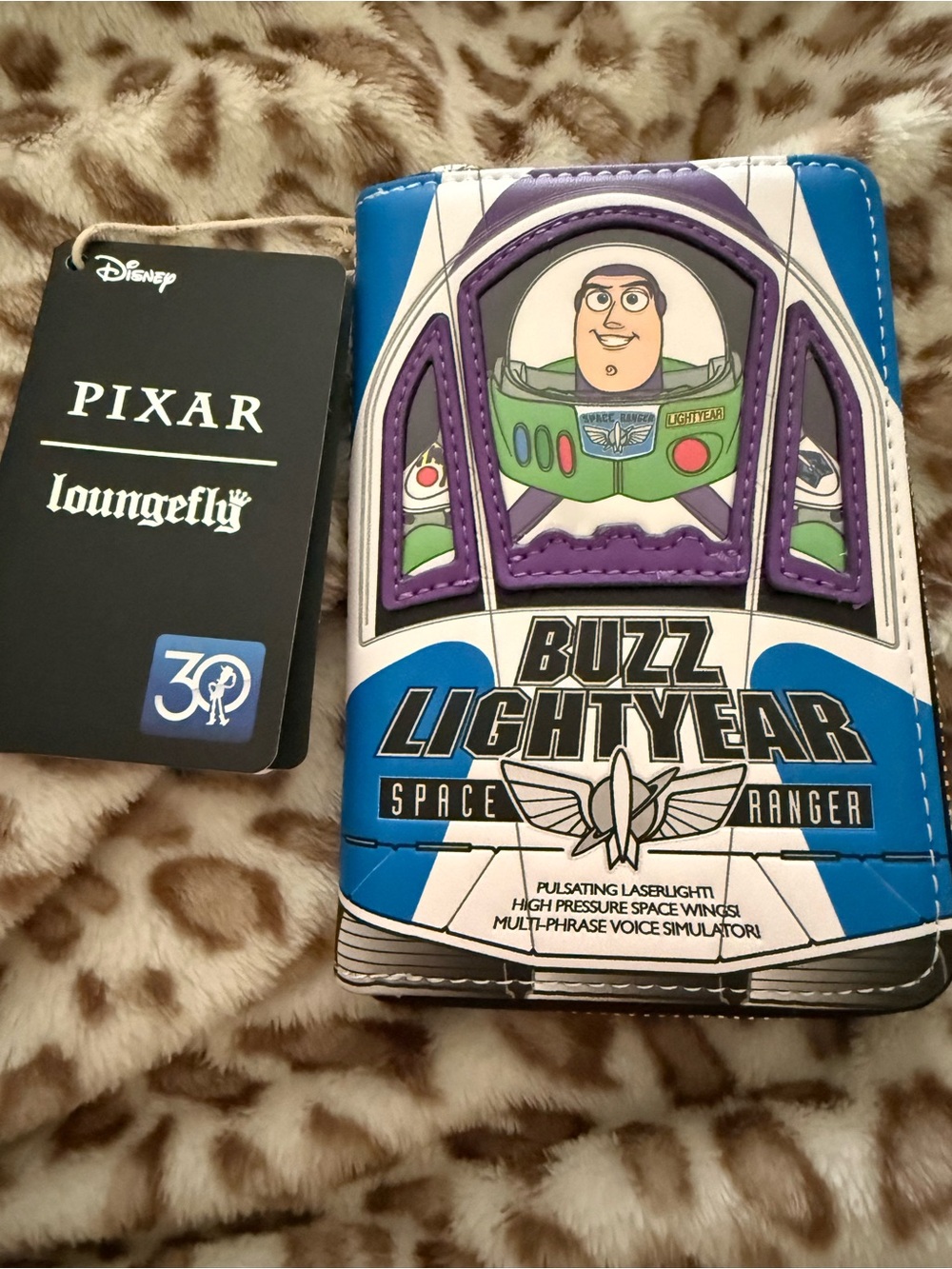 Loungefly Pixar Buzz Lightyear Wallet - White, Blue, Red, Yellow